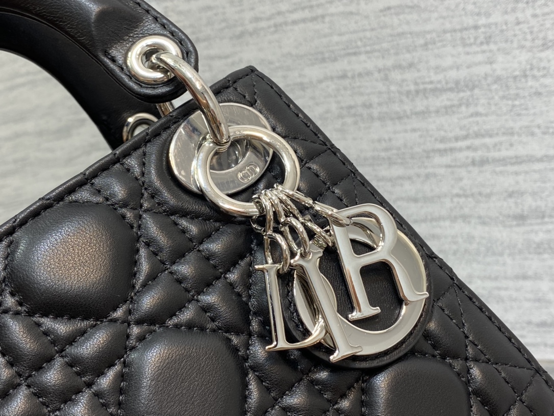 Mini Lady Dior Bag Black Cannage Lambskin